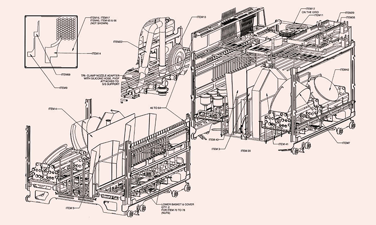 Figure 6: Example of a customized loading rack