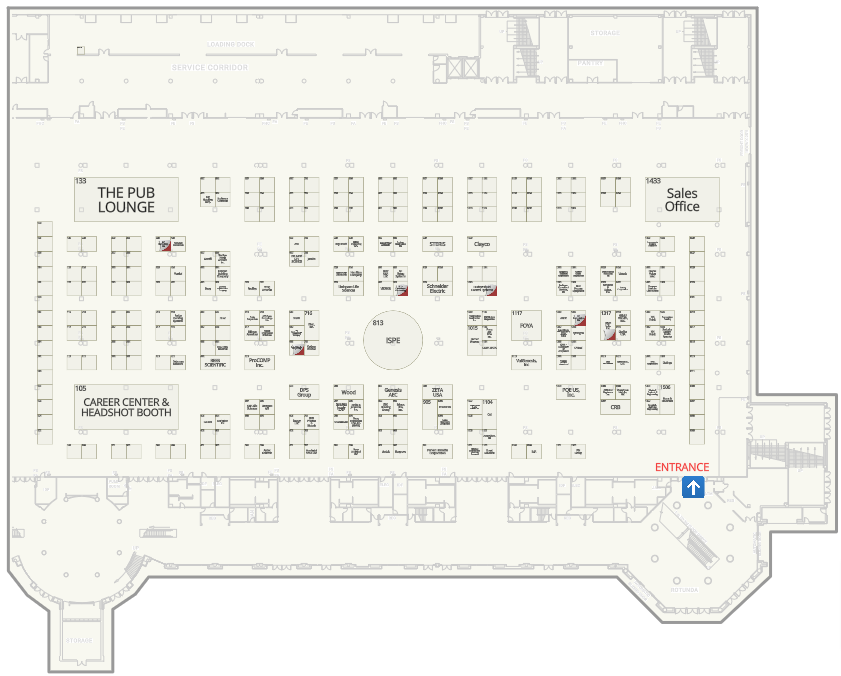 Expo Hall Floor Plan