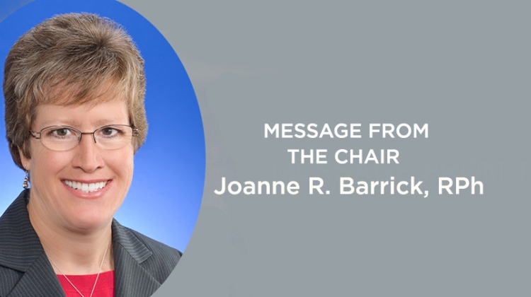 Message from the Chair: Joanne R. Barrick